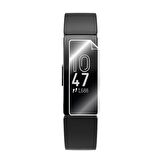 Fitbit Inspire HR Ön Darbe Emici Ekran Koruyucu Nano Cam (4 Adet)
