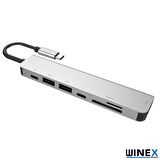 Winex 7in1 USB Type-C Hub Port Adaptör 4K HDMI USB PD Girişli
