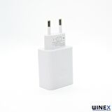 Winex 20W Type-C PD + UsbA Quick Charger 3.0 Ultra Hızlı Çift Çıkışlı Şarj Aleti Başlığı