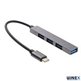 Winex Macbook, Phone, Android Type-C to 4xUsbA Çoğaltıcı Adaptör Port Hub