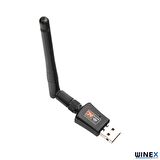 Winex Dual Band 2.4G+5G USB Wifi Adaptör Dongle AC 600Mbps