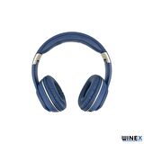 Winex YK Led Kulak Üstü Bluetooth Kulaklık Mavi