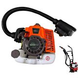Mini Çapa Makinesi Borulu Filitreli Motoru 3.1 Hp