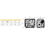 Gardenpro WP-30 Benzinli Su Motoru 3x3