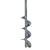 Galvaniz Toprak Sondaj Burgusu Çap 15 cm Boy 4 mt
