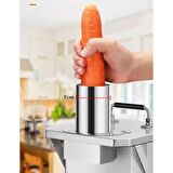 Dalle EX-06 Elektrikli Paslanmaz Çelik Meyve Sebze Gıda Dilimleme Makinesi