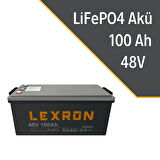 Lexron 48V 100Ah Lifepo4 Lityum Akü