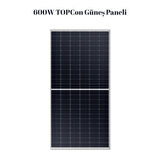 Güneş Enerjisi Bağevi Hazır Solar Paket - 1Kw Mppt Akıllı İnverter + 1X 600W Güneş Paneli+ 1X 12V 210Ah Jel Akü