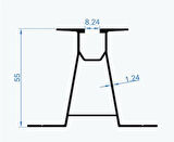 Trapez Profil 3,5 Metre – Dayanıklı & Çok Yönlü Kullanım