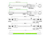 Pylontech FC0500-40 Akü Denetleme BMS, Taban, Kablolar, Force H1 için