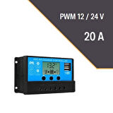 LEXRON 20A PWM ŞARJ KONTROL CİHAZI