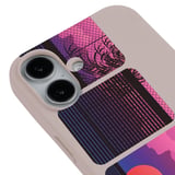 iPhone 16 Pudra Lansman Renkli Silikon Windows Series Tasarımlı Premium Kılıf