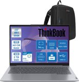 Lenovo Thinkbook 14 G6 Irl Intel Core I5 1335U 40GB Ddr5 2tb SSD Intel Iris Xe Graphics 14" Wuxga IPS 300NITS Windows 11 Home Taşınabilir Bilgisayar 21KG00Y5TRH15 + Zettaçanta