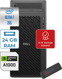 Dell Pro Max Tower T2 Ultra 7 265 24GB Ddr5 1tb SSD 8GB/A1000 Windows 11 Pro Masaüstü Iş Istasyonu FCT22502A1000P06 + Zettausb