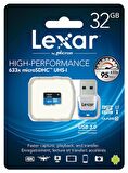 Lexar 32 GB 633x 4K Micro SD Hafıza Kartı (95 mb/s)