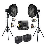 Yongnuo YNLUX100 100W Bi-Color COB LED Işık 2'li Softbox Set