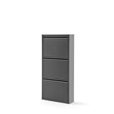 Gowoll 3 Raflı Metal Ayakkabılık | Siyah | Ayakkabı Rafı | Metal Ayakkabı Dolabı 