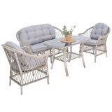 Eterna X | Rehome İkili Rattan Bahçe Oturma Grubu | 707