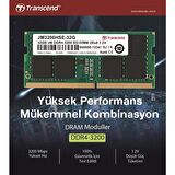 Transcend JM3200HSE-32G 32GB Ddr4 3200MHZ CL22 1.2V Notebook Ram