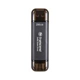 Transcend TS256GESD310C 256GB,USB/Type-C Taşınabilir Harici SSD Siyah