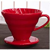 EPİNOX COFFEE TOOLS SERAMİK DEMLEME-KIRMIZI (FSK-2)