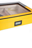 Cohiba Sarı Nokta Desenli Humidor Puro Kutusu