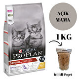 PRO PLAN Original Kitten Tavuklu Kuru Kedi Maması  - Bölünmüş Paket 1 KG