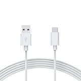 Omars USB Type-C 3A Hızlı Şarj ve Data Kablosu Beyaz 1 Metre