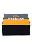 Cohiba Sarı-Siyah Nokta Desenli Sedir Humidor Puro Kutusu
