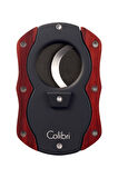 Colibri Wood S-Cut Kırmızı - Siyah Puro Makası Kesici