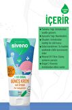 Siveno %100 Doğal Bebek Güneş Kremi Leke Karşıtı Antioksidan Nemlendirici Bitkisel Vegan UVA UVB SPF 50+ 50 ml