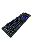 Dexim KBL707 Mekanik Hisli RGB Led Arka Işıklı Şeffaf Gaming Oyuncu Klavye