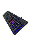 Dexim KBL707 Mekanik Hisli RGB Led Arka Işıklı Şeffaf Gaming Oyuncu Klavye