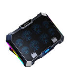 Dexım Dna005 K28 Nb Aks 8 Rgb Fanlı 2Xusb Lcd Ekran Telefon Standlı Notebook Soğutucu Stand