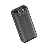 W4 20.000MAH 2x Type C Kablolu 22.5W Pd LED Göstergeli 18w Giriş 20w Çıkış Powerbank - DCA0068