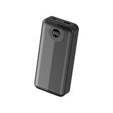 W4 20.000MAH 2x Type C Kablolu 22.5W Pd LED Göstergeli 18w Giriş 20w Çıkış Powerbank - DCA0068