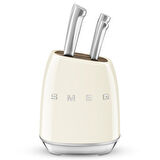 SMEG 50's Style Retro Krem Standlı Bıçak Seti KBSF02CR