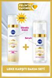 Nivea Luminous630 Aydınlatıcı Güneş Korumalı Gündüz Yüz Kremi 40ml ve Leke Karşıtı Cilt Serumu 50ml, SPF50
