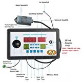Yate10 ZFX-W9002-V2 220Volt Kuluçka Kontrolörü (Isı-Nem-Çevirme-Fan)