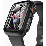 Apple Watch 2 3 4 5 6 Seri  42mm Ekran Koruyucu Kılıf Cam 360 Derece Tam Koruma