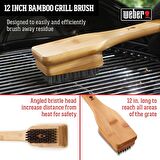 Weber 6275 Bambu Izgara Fırçası 30cm - Weber 30 cm Bamboo Grill Brush