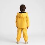 Ligenne Su Geçirmez Çocuk Yağmur Seti | Polar Astarlı Yağmur Montu ve Yağmur Tulumu | Pure Mustard