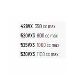 Did 525-116Vx3 2011-2017 Triumph Daytona 675 R Uyumlu Zincir Vx3 Xring Silver (Gümüş) Renk