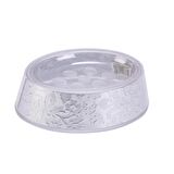 SABUNLUK GÜMÜŞ YAPRAK DESENLİ 15X11X4CM