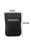 Twiezers TWZSET4001 Deri Çantalı 4'lü Paslanmaz Çelik Cımbız Seti - Siyah/Siyah