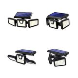 POWERMASTER MX-W771A SENSÖRLÜ 3 MODLU 74 LEDLİ SOLAR AYDINLATMALI DUVAR LAMBASI