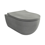 Bocchi V Tondo Rimless Asma Klozet Mat Beton