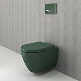 Bocchi Venezia Rimless Asma Klozet Mat Yeşil