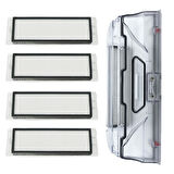 Dreame Vacuum Mop F9 Uyumlu Toz Haznesi ve 4 Ad Hepa Filtre