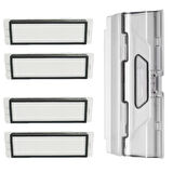 Roborock S6 Max Uyumlu Toz Haznesi ve 4 Ad Hepa Filtre